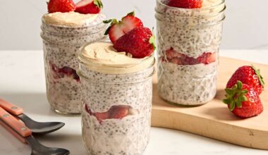 Strawberry-Peanut Butter Chia Pudding