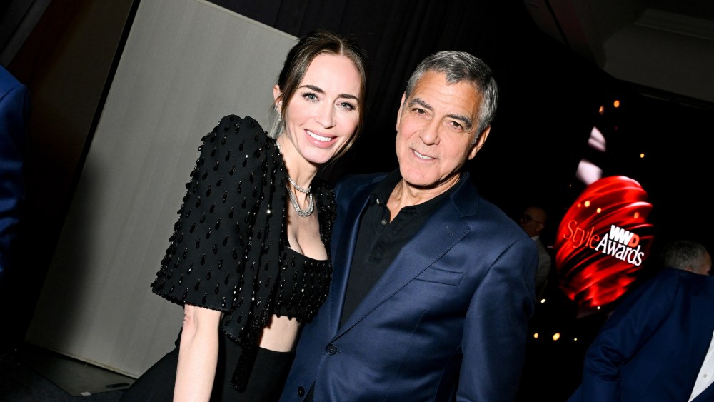 Emily Blunt and George Clooney