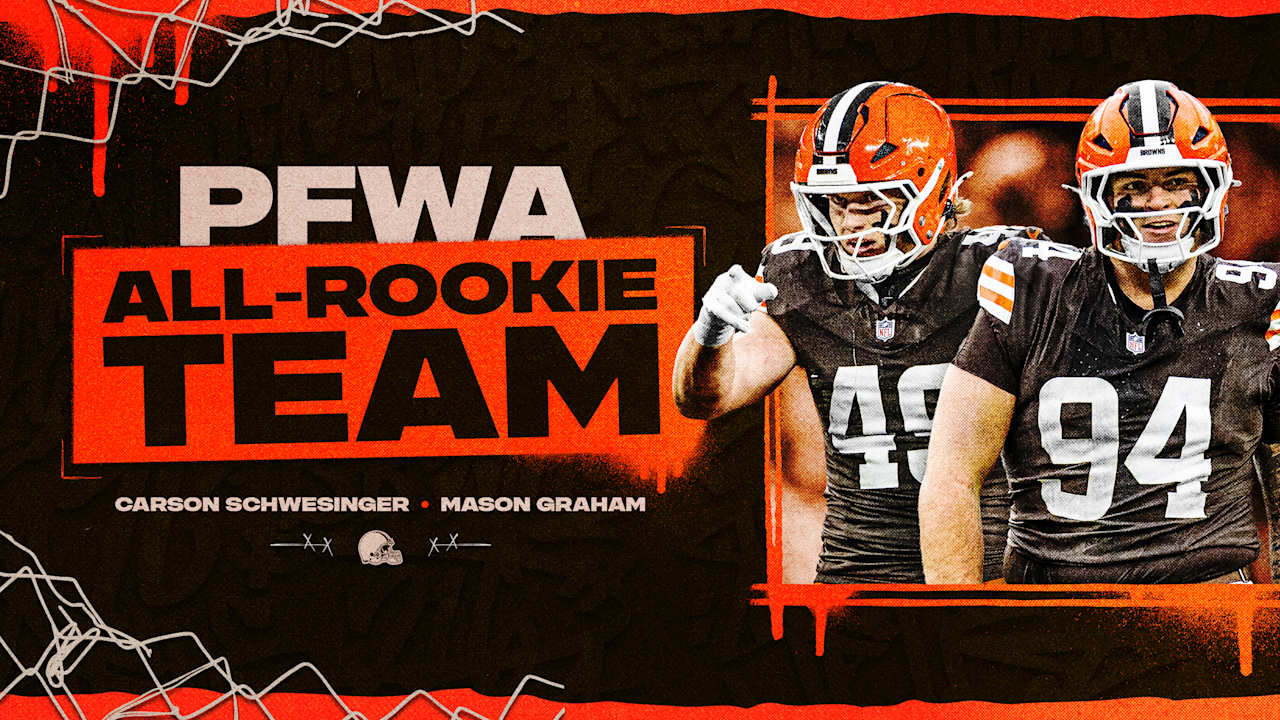 Mason Graham and Carson Schwesinger named to PFWA All-Rookie Team