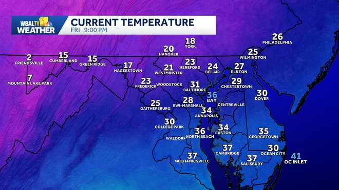 Maryland Temperatures