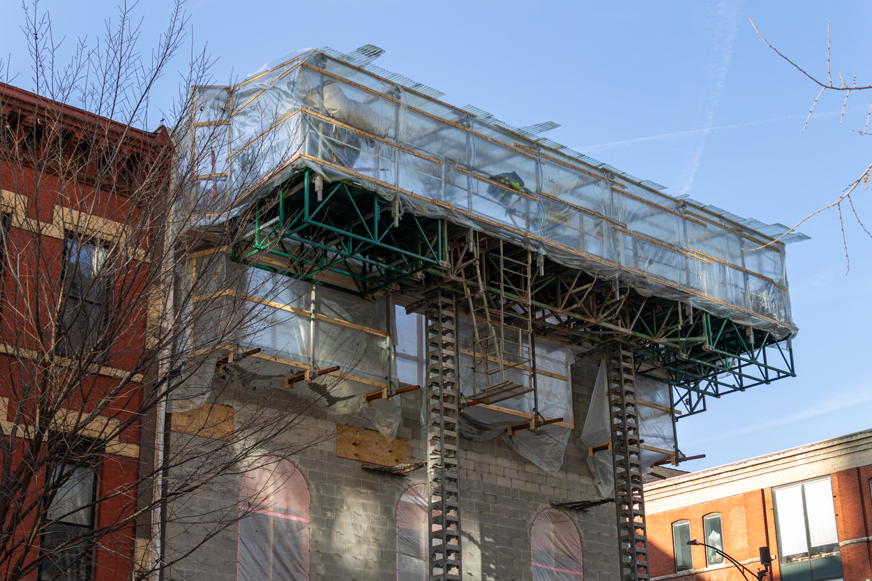 The Lake social club January 2026 construction progress