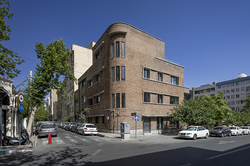 sculptural steel staircase and wall breathes new life into iranian poet’s 1970s home