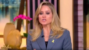 Sara Haines on "The View" (Credit: ABC)