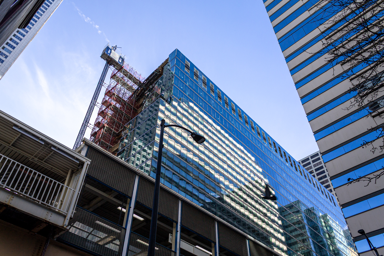 Thompson Center Google exterior renovation January 2026 update