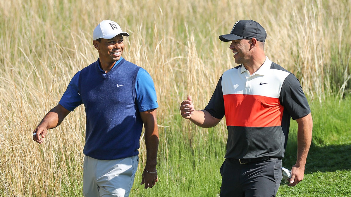 Tiger Woods and Brooks Koepka