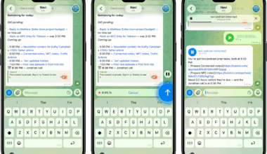 Using Clawdbot via Telegram.