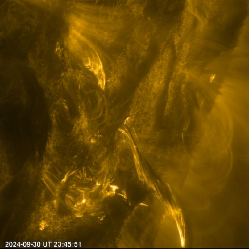 A snapshot of the sun captured by Solar Orbiter moments before a powerful solar flare was unleashed.