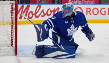 NHL Status Report: Stolarz assigned to AHL by Maple Leafs on conditioning loan