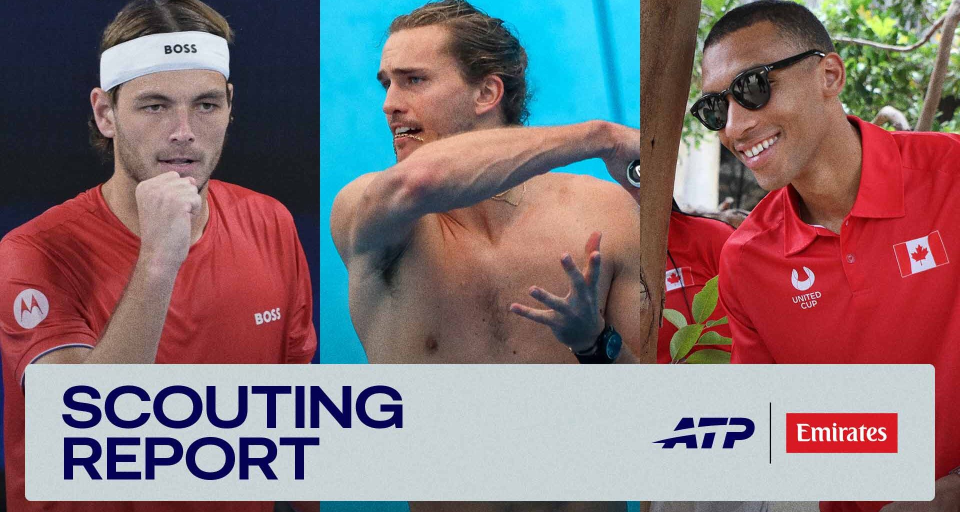 Taylor Fritz, Alexander Zverev and Felix Auger-Aliassime are among the stars competing in the United Cup.