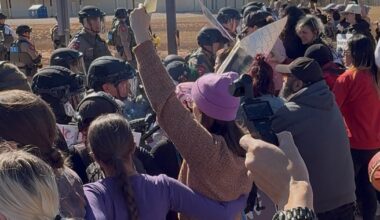 DPS troopers clash with protesters outside Dilley ICE detention facility