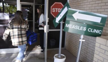 The U.S. is on the brink of losing its elimination status for measles : NPR