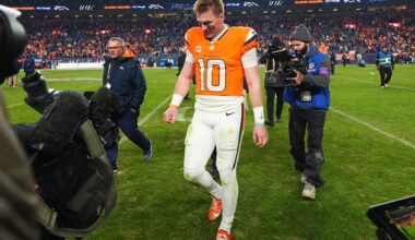 Broncos' Bo Nix out for rest of playoffs with broken right ankle