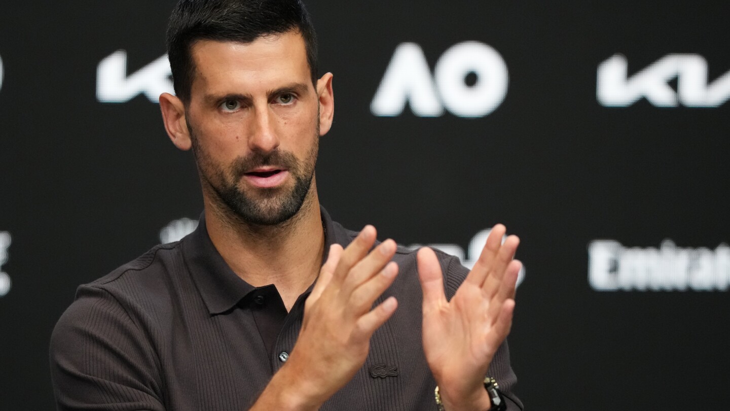 Djokovic's new approach heading into the Australian Open: '24 is not a bad number'