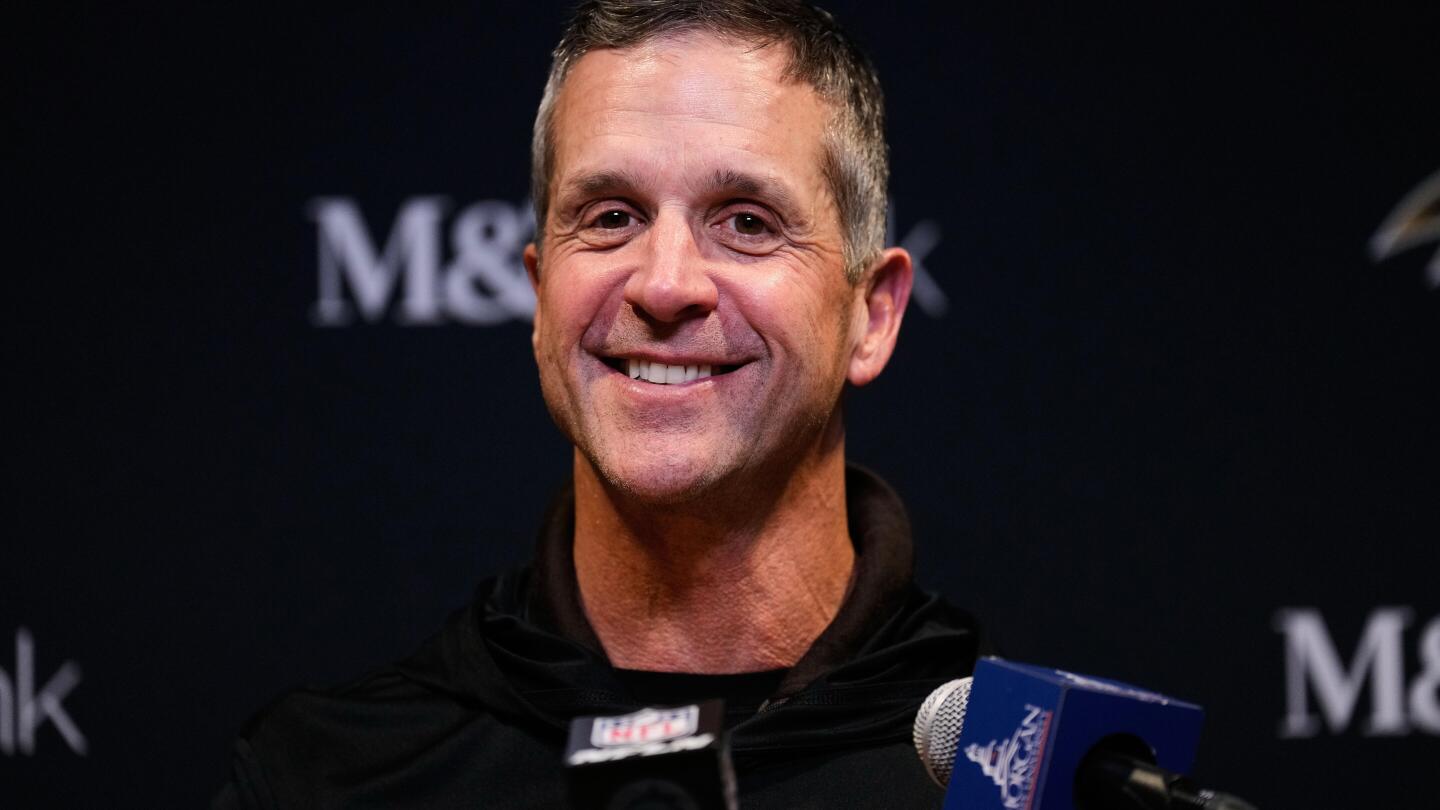 New York Giants hire John Harbaugh as coach