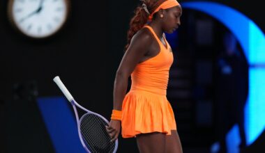 'Emotional' Coco Gauff smashes racket in frustration after Australian Open loss