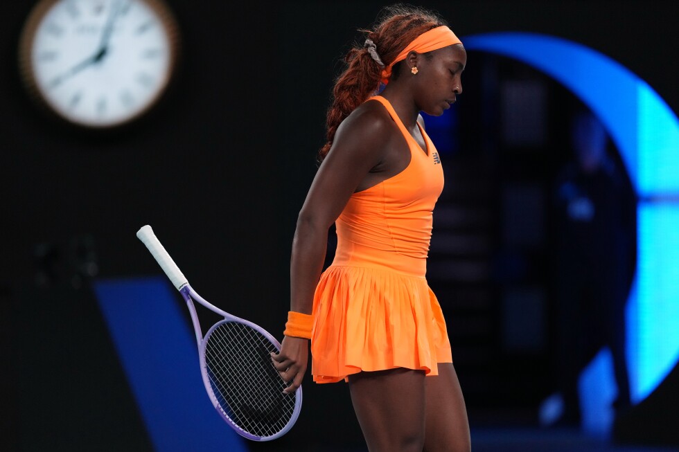 'Emotional' Coco Gauff smashes racket in frustration after Australian Open loss