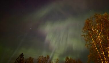Intense aurora lights up skies across northern hemisphere