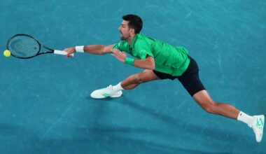 Djokovic equals two all-time records and wins his 100th match at Australian Open