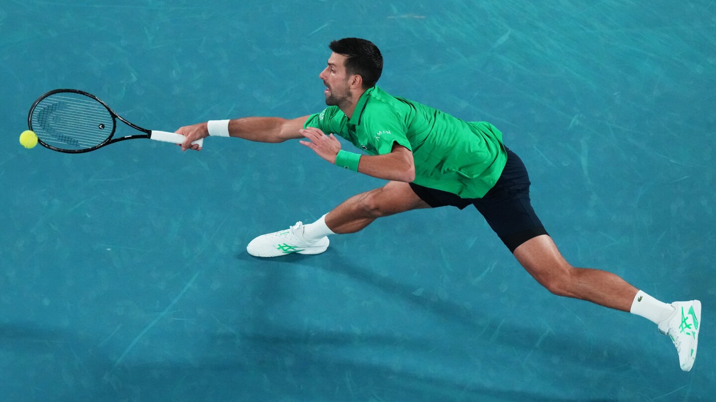 Djokovic equals two all-time records and wins his 100th match at Australian Open