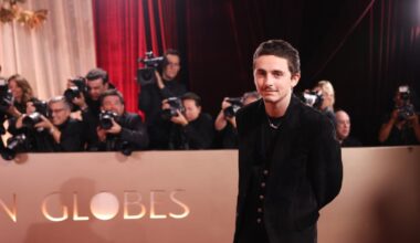 Golden Globes 2026 live updates: Winners, red carpet photos, best moments