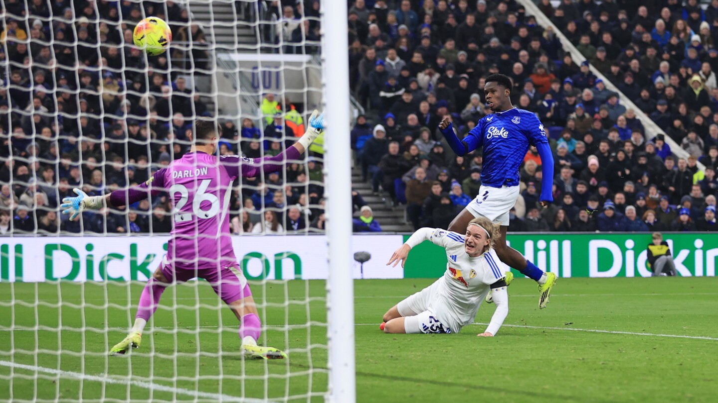 Everton 1-1 Leeds: Barry's late goal takes point for Toffees