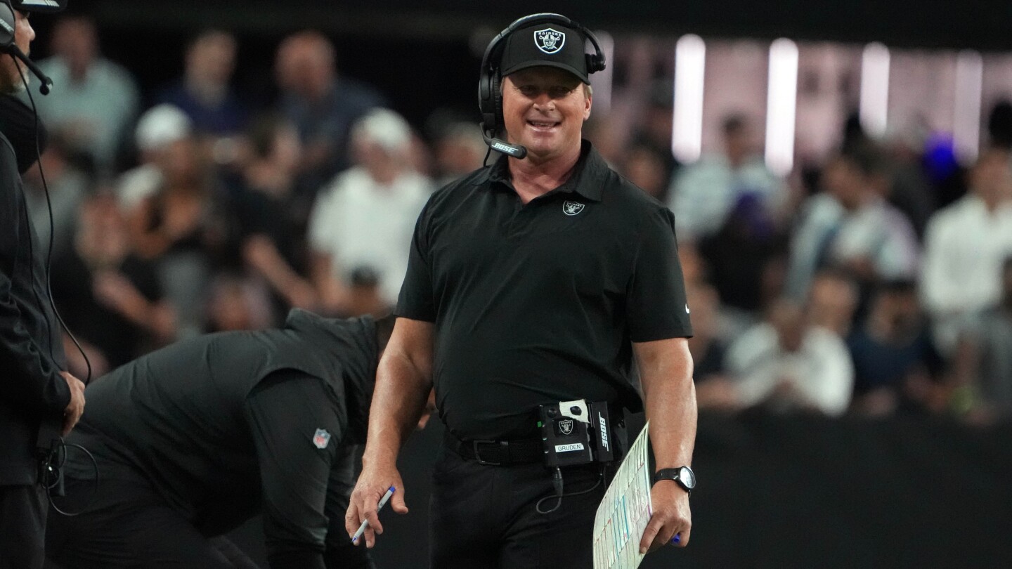 Report: Jets reached out to Jon Gruden about joining Aaron Glenn's staff