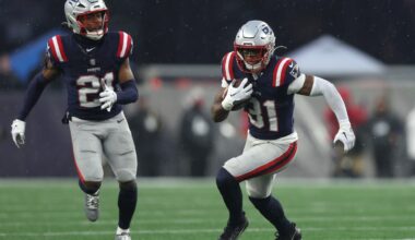 Patriots get four interceptions off C.J. Stroud, lead 21-10 at halftime