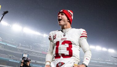 Kyle Shanahan on Brock Purdy's 4-0 record at Seattle: "Brock doesn't get rattled"