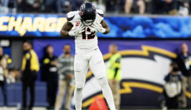 Nico Collins will not play against the Patriots