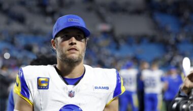 Matthew Stafford has another full practice, Jimmy Garoppolo sits out