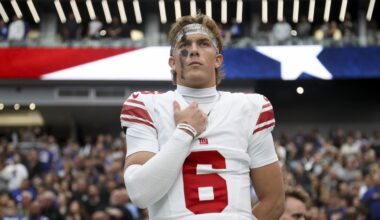 John Harbaugh met with Jaxson Dart during Wednesday interview with Giants