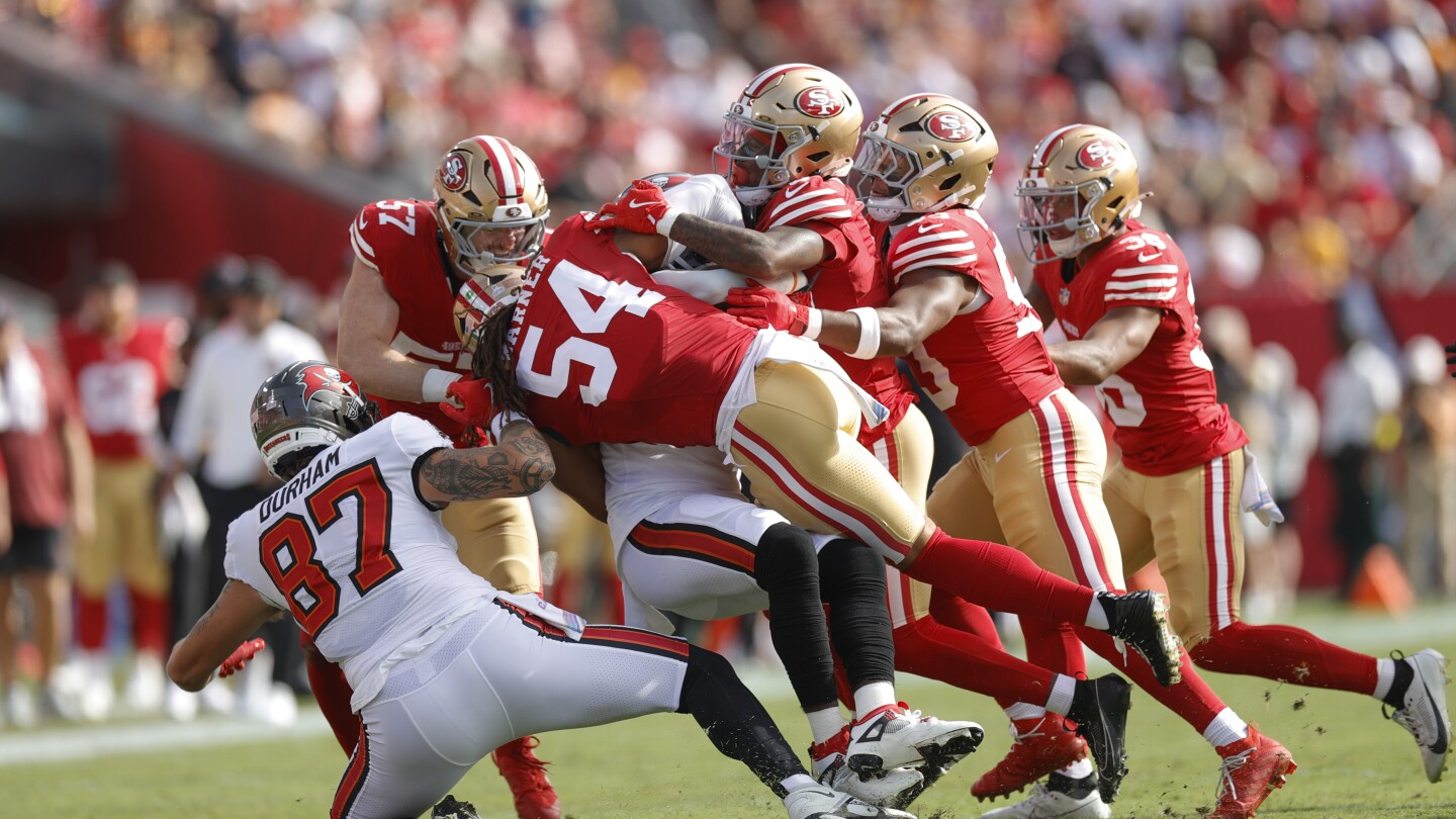 Every linebacker on the 49ers' initial 53-player roster is currently injured