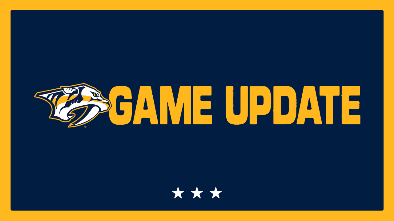 Predators Game at Bridgestone Arena on Jan. 24 Against Mammoth to Start at 12:30 P.M. CT