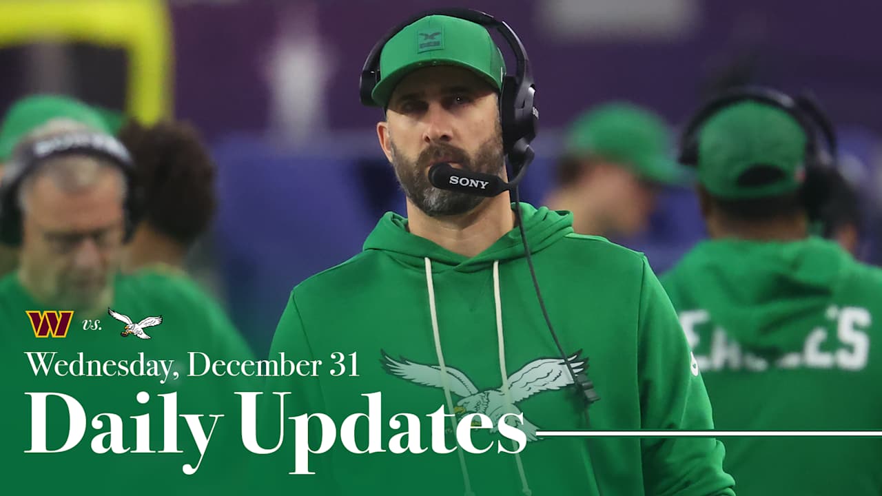 Nick Sirianni on if the Eagles will rest starters in Week 18