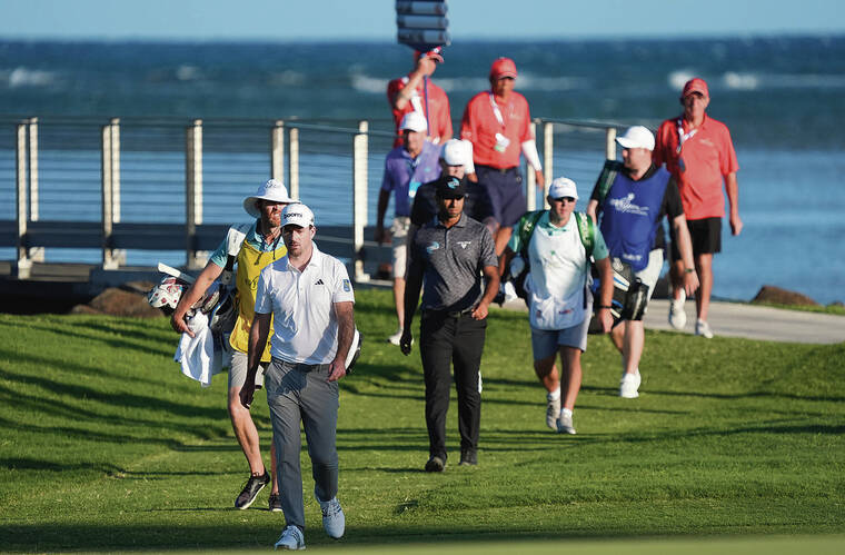 Crowded leaderboard as Nick Taylor shares Sony Open lead