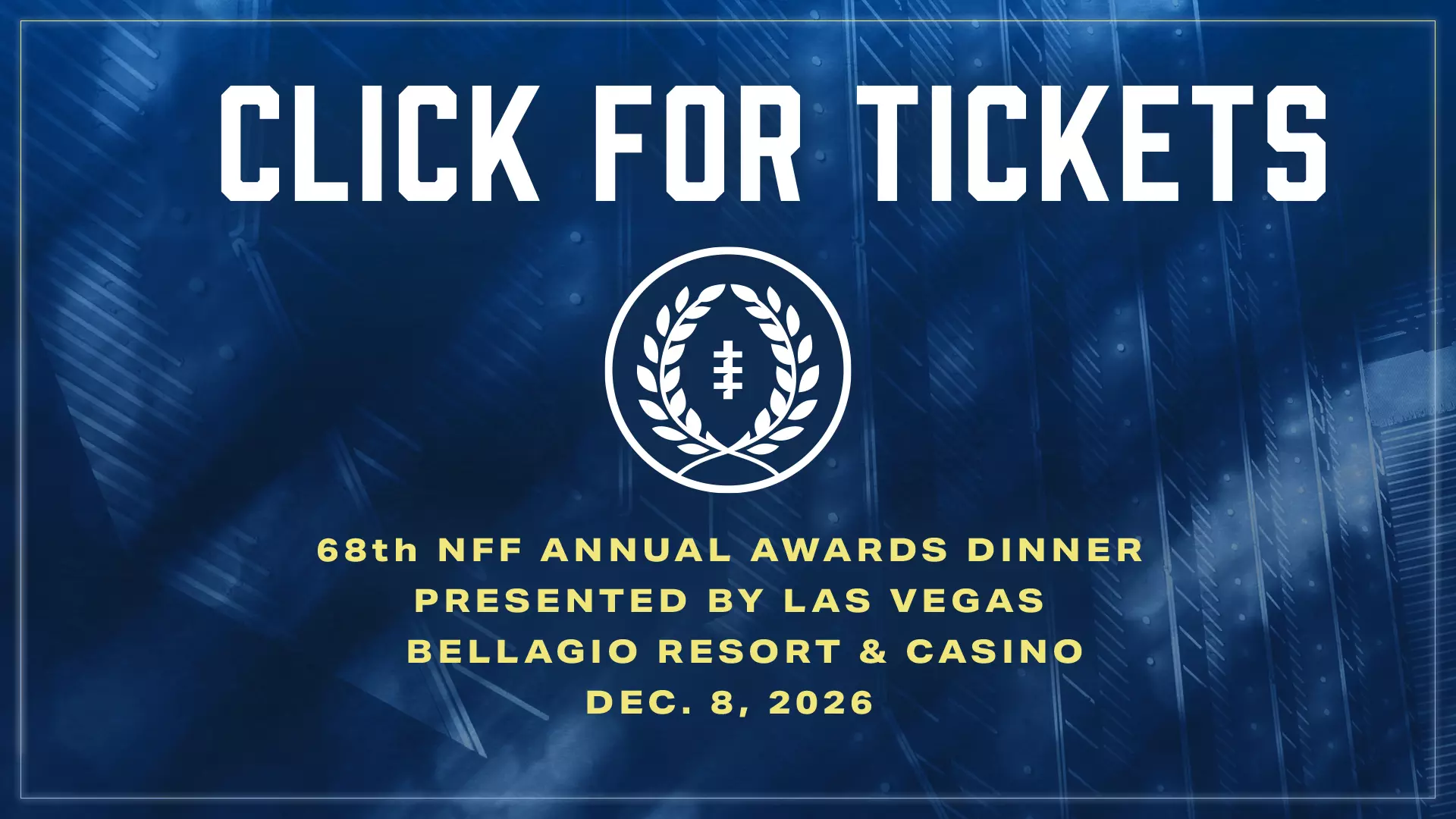 2026 NFF Dinner Ticket Sales Graphic