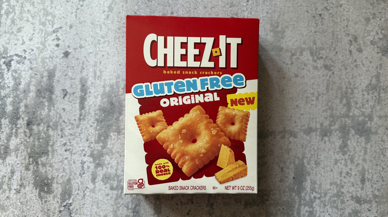 a box of Cheez-It Gluten-Free Original