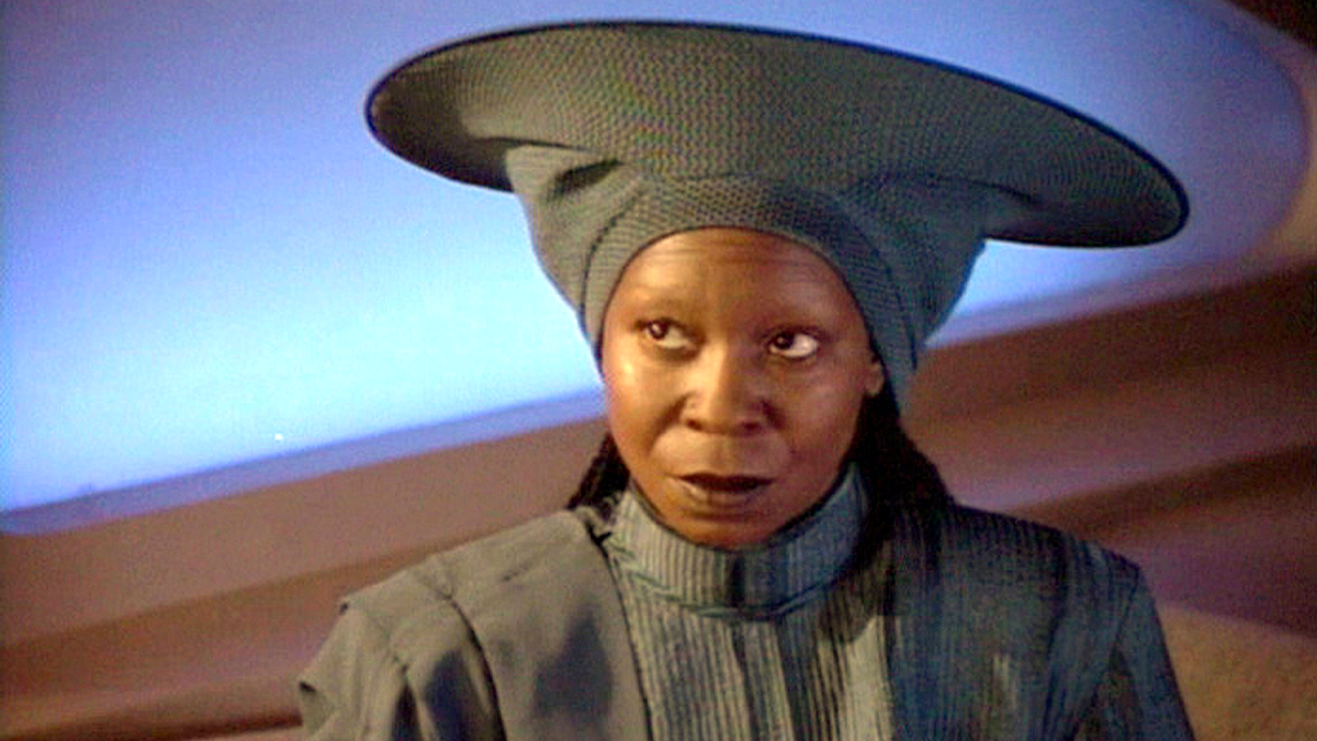 Whoopi Goldberg appears in Star Trek