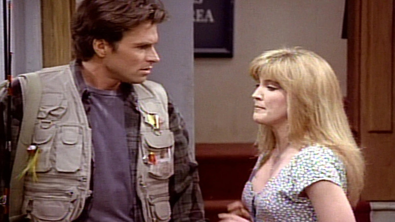 Tim Daly as Joe Hackett talks to Crystal Bernard