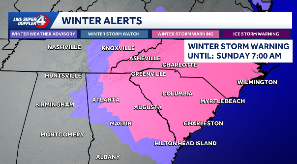 Winter Alerts 1.30 snow totals 1.30