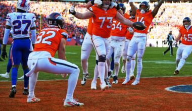 Broncos beat Bills in OT, Seahawks rout 49ers to advance to conference championships