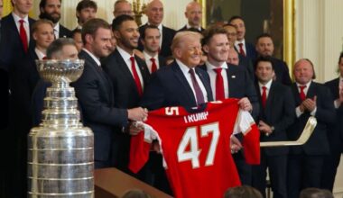 Panthers visit White House to celebrate back-to-back Stanley Cup wins