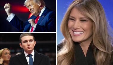 Melania Trump dishes on Barron's evolution — and Donald's YMCA dance