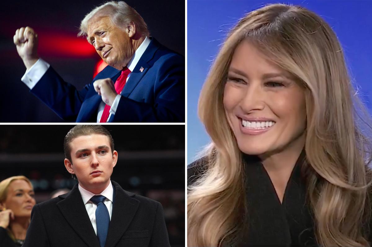 Melania Trump dishes on Barron's evolution — and Donald's YMCA dance