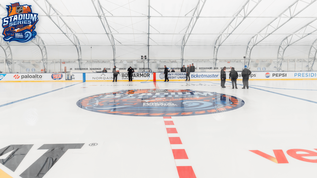 Stadium Series rink build getting huge boost from cool Florida weather, structure