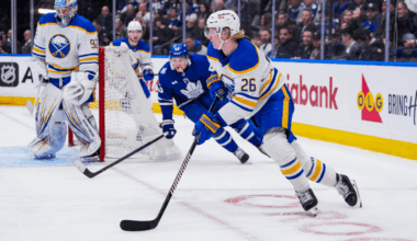 Dahlin strives to 'keep going' with Sabres during year of challenges on, off ice