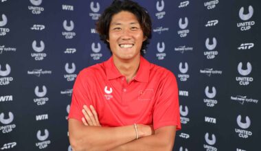 Zhang Zhizhen is the top male singles player for China at the United Cup.