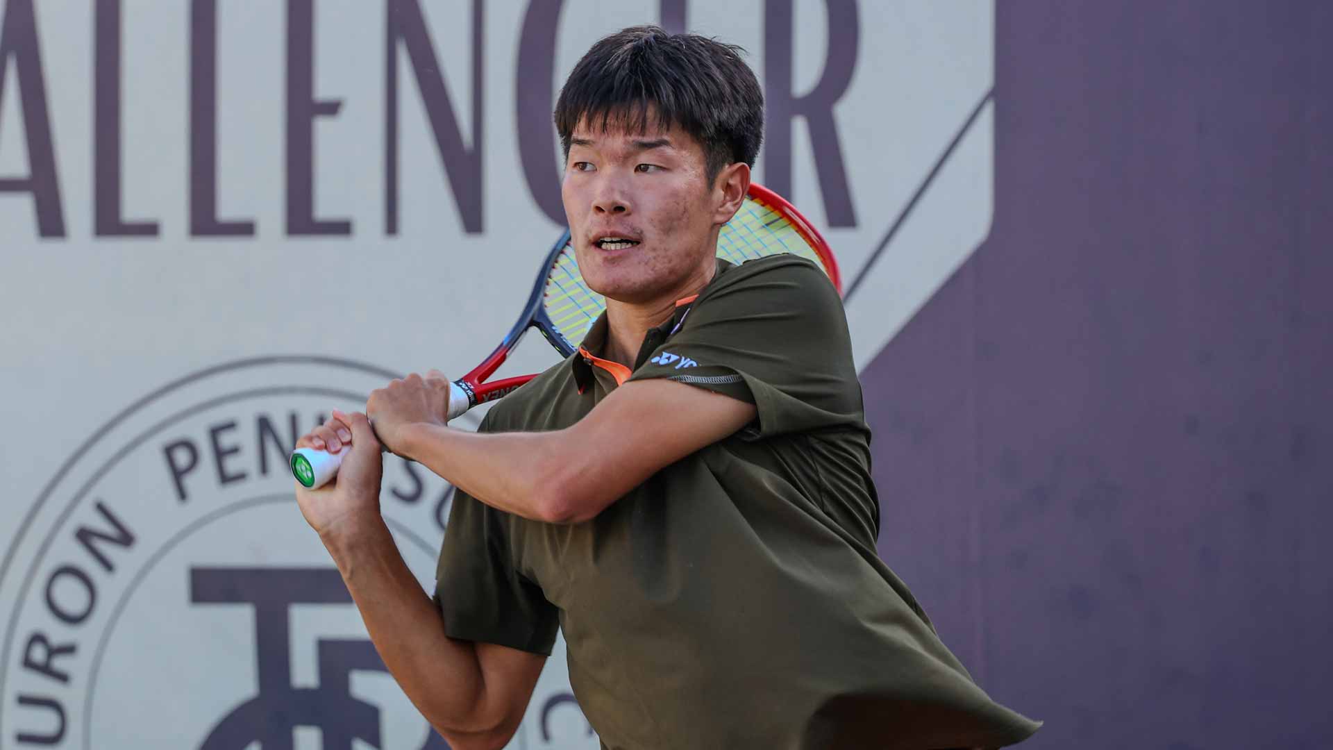 Michael Zheng, 21, is No. 182 in the PIF ATP Rankings.
