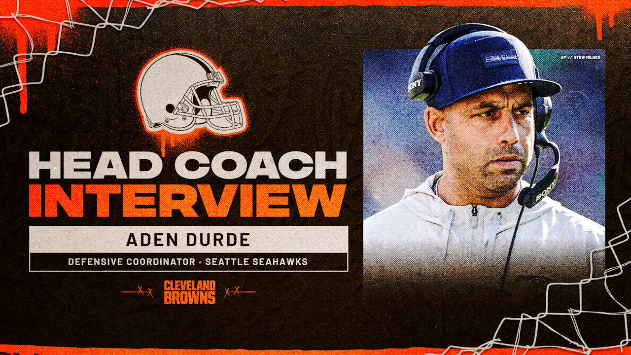Browns interview Seahawks defensive coordinator Aden Durde for head coach