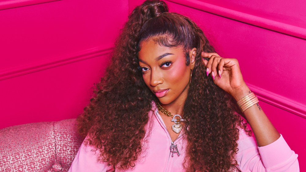 Angel Reese in Angel Couture for Juicy Couture.